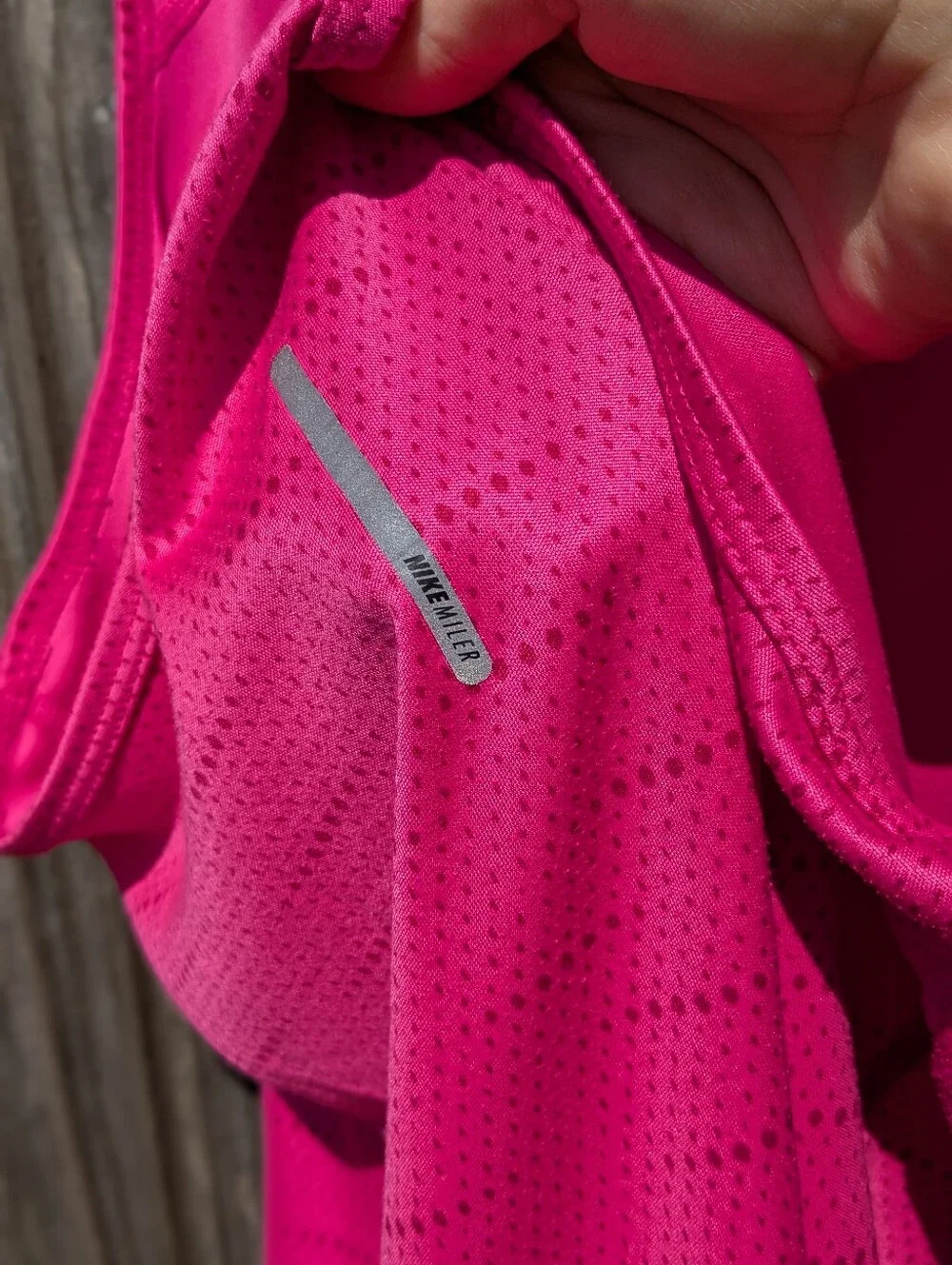 Nike Miler and Champion Powertrain Athletic Tops in Dark Pink and Light Blue